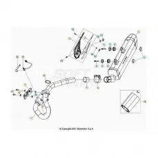 Beta RR125 LC R 24 Auspuffsystem Sonderaktion