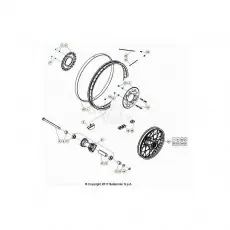 Gratis Versand Beta RR125 LC R 24 Hinterrad