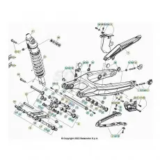 Abverkauf Beta Xtrainer250 22 Schwingarm/Federbein 1