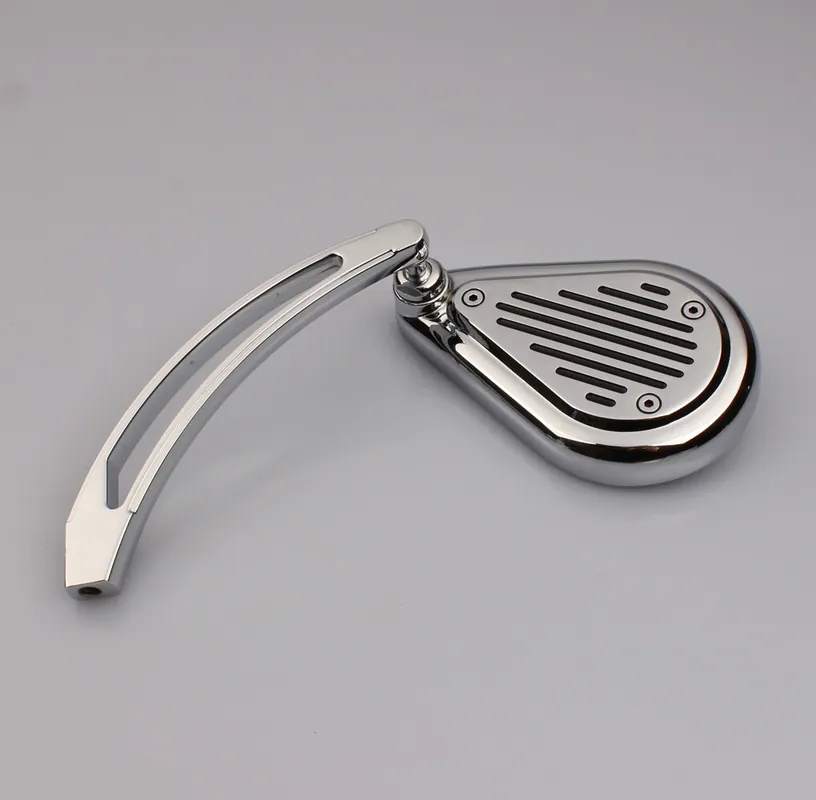 Mirror rear view mirror chopper left universal M10 thread teardrop shape Nur Heute