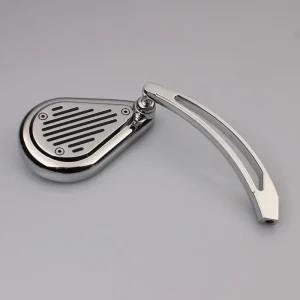 Kostenloser Versand Miroir Rétroviseur Chopper droit universel M10 filetage en forme de goutte d'eau