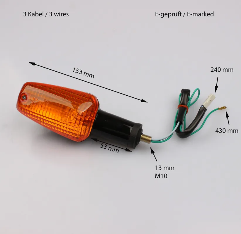 Turn signal front right/rear left for Honda CB 600 1100 # 33400-MCE-003 Ausverkauf