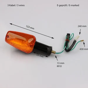 Clignotant avant droit/arrière gauche pour Honda CB 600 1100 # 33400-MCE-003 Heißes Angebot