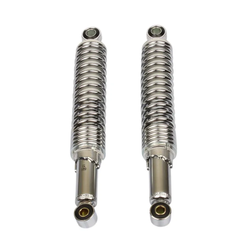 Zertifiziert Chrome-plated shock absorber set for Kawasaki H1 500 KH 500 H2 750 # 45014-056