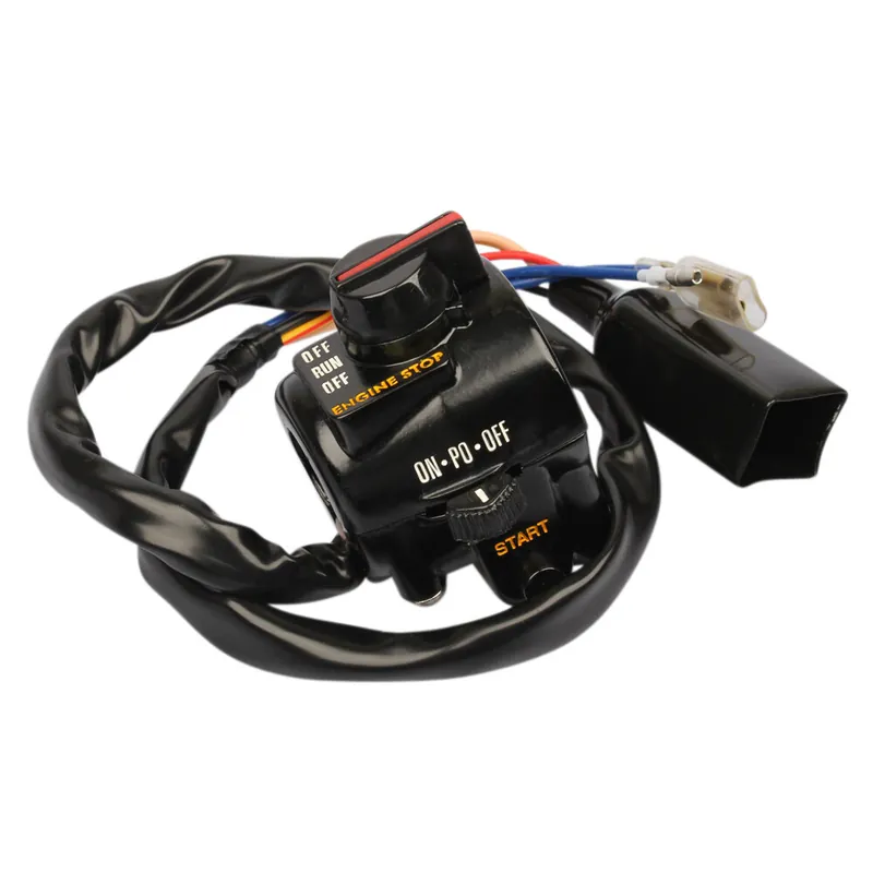 Pulsantiera destra per Kawasaki Z1 Z1A Z1B 900 # 46132-001 46018-026 Bestseller