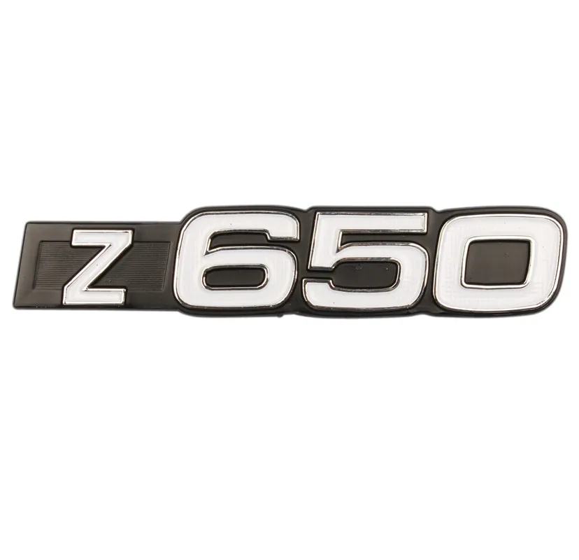 Emblema de la cubierta lateral para Kawasaki Z 650 B1 B2 # 56018-257 Kostenfreie Lieferung