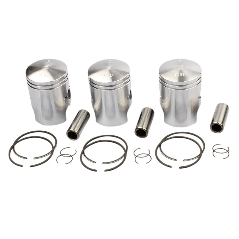 Jeu de pistons surdimensionnés 0,50 mm pour Kawasaki KH 250 S1 250 Mach 1 Top-Angebot
