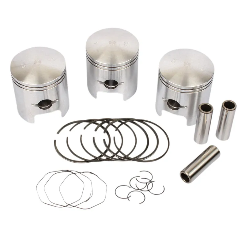 Piston set oversize 0.75 mm for Kawasaki H1 500 H1 500 Mach 3 Direkt Vom Hersteller