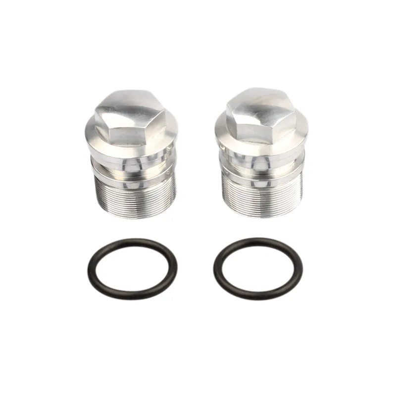 Gratis Versand Set tappi forcella con O-ring per Kawasaki KH 400 S1 S2 S3 # 44041-037