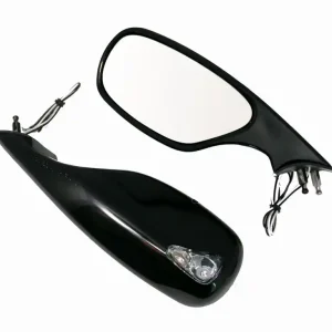 Heißes Angebot 2x Specchio retrovisori con LED nero per Ducati 748 / 916 / 996 / 998