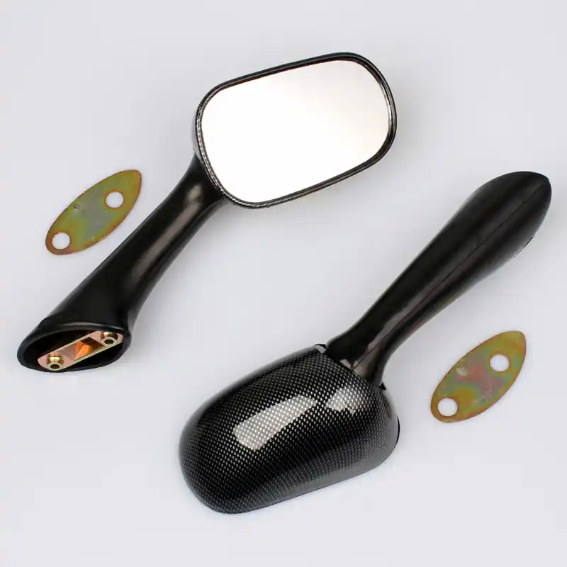 Preiswert 2x Specchio retrovisori Carbon Look per Honda CBR 600 1000 F VFR 750 800