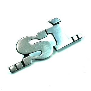Schneller Versand Schild Emblem "Si" für Vespa Piaggio / Metall mit 2 Pins Seitenverkleidung