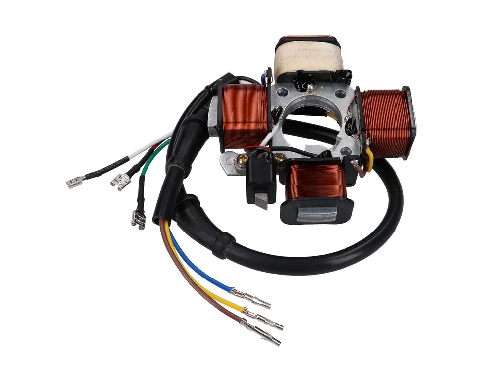 Markenware Stator 4 Polig Grundplatte Lichtmaschiene Ciao Bravo Si Boxer 163032