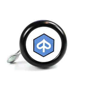 Highlight Klingel / Schelle schwarz - mit Piaggio Logo