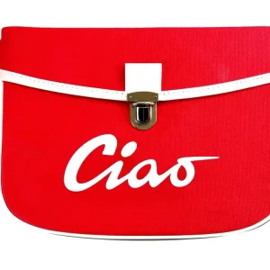 Satteltasche rot für Piaggio Vespa Ciao Tasche Packtasche Markenware