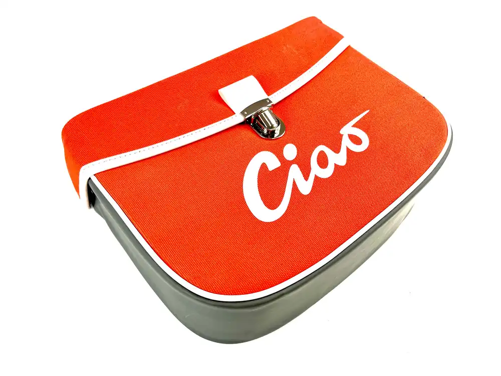 Schnäppchen Satteltasche orange für Piaggio Vespa Ciao Tasche Packtasche