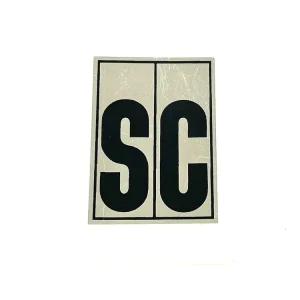 Piaggio Vespa Ciao SC Aufkleber - Schriftzug für Kotflügel Emblem Aluminium Schneller Versand