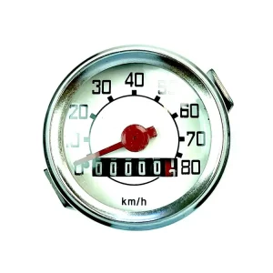 48mm - Tacho bis 80km/h für Piaggio Ciao Bravo Si Boxer Citta Mega-Angebot