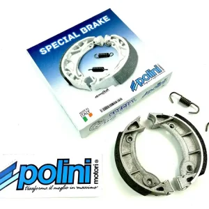 POLINI Bremsbacken Set mit 2 Federn Bremsbeläge für Piaggio Ciao Boxer Bravo Si 90x18 Angebot