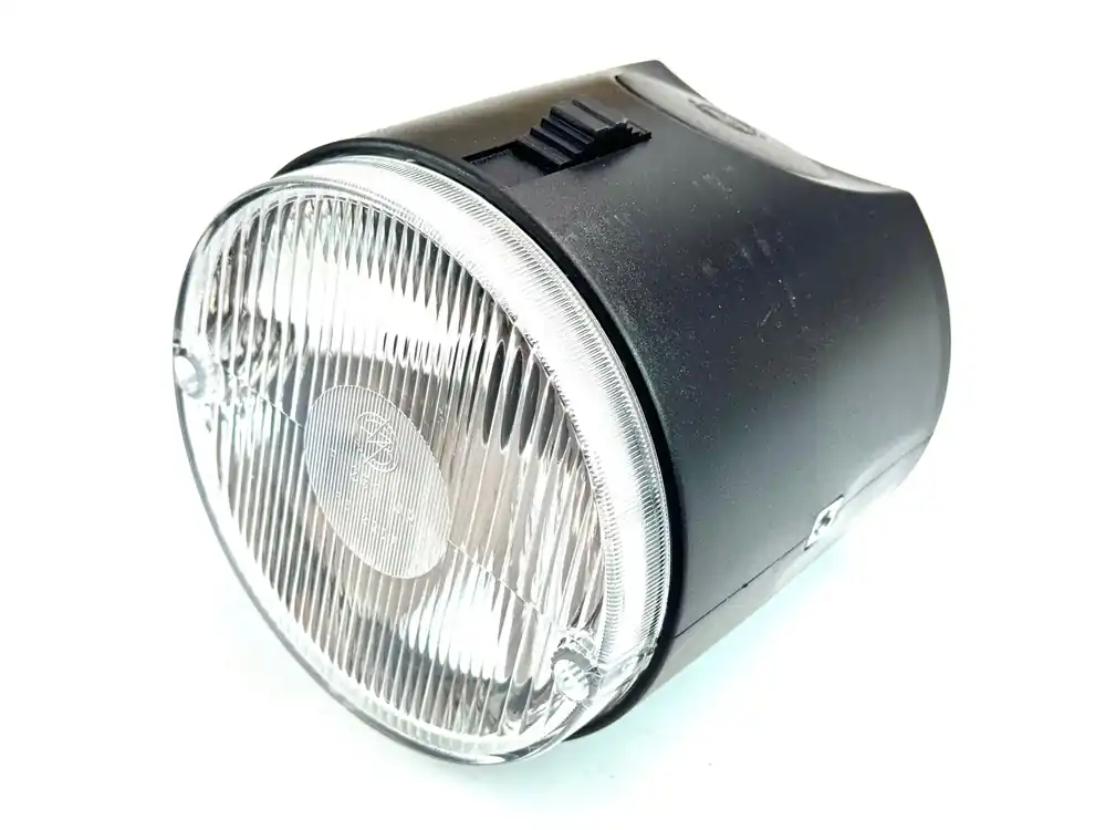 Neu Scheinwerfer schwarz komplett für Piaggio Vespa Si Mofa Moped