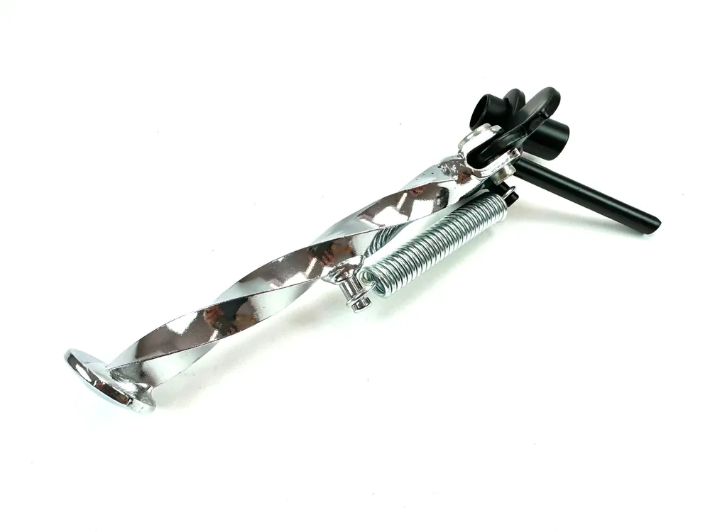 Direktkauf Seitenständer chrom schwarz gedreht "Z" 70er Jahre Style für Piaggio Vespa Ciao