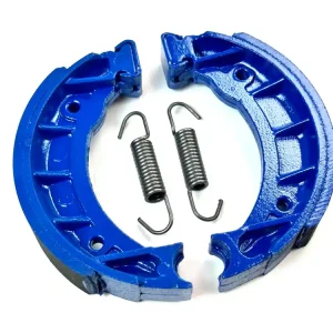 Bremsbacken POLINI 105x20mm Racing blau Set mit 2 Federn Bremsbeläge für Piaggio Ciao Boxer Bravo Si Begrenztes Angebot
