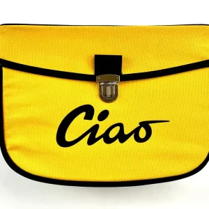 Preisknaller Satteltasche gelb für Piaggio Vespa Ciao Tasche Packtasche