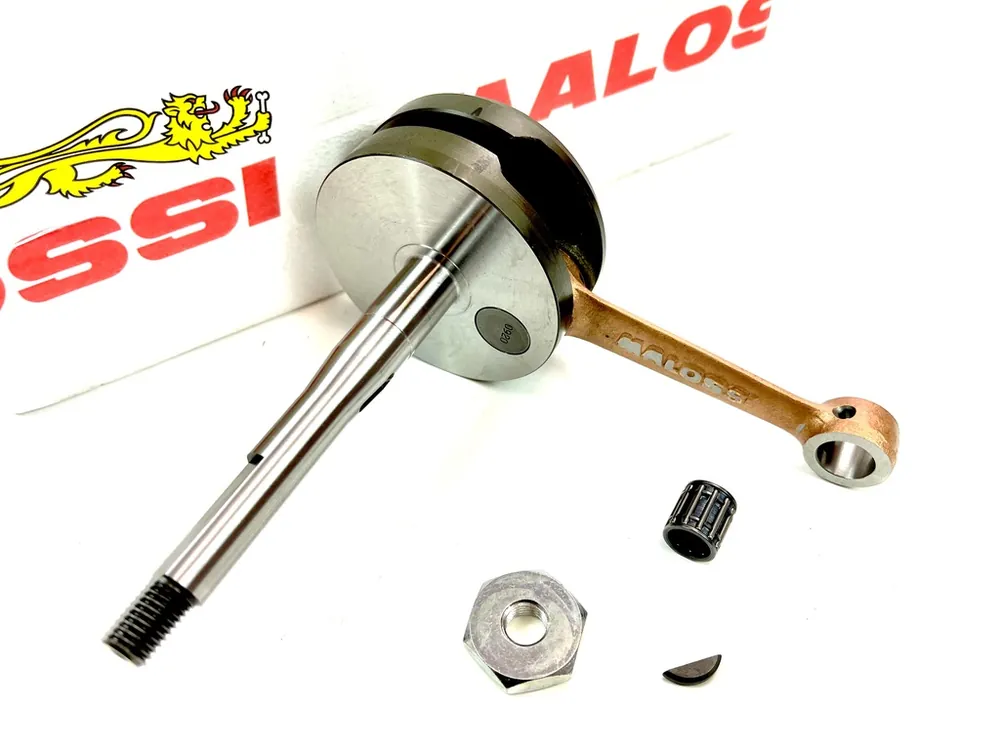 Billig MALOSSI Vollwangen Tuning Kurbelwelle HCP 12mm 43mm Piaggio Vespa Ciao Boxer Si
