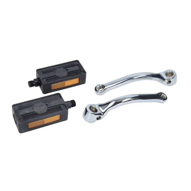 Wochenendangebot SET Pedale mit Strahler + Tretkurbel 150mm für Piaggio Ciao Bravo Si Boxer