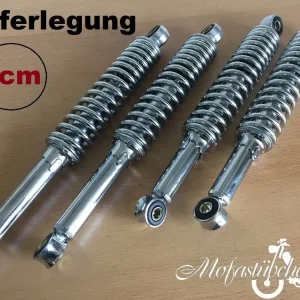 Top-Angebot Dezente Tieferlegung 280 / 310 chrom für Simson Schwalbe KR51