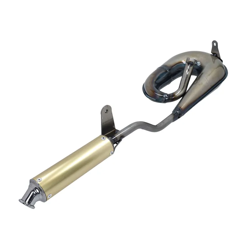 Nur Für Kurze Zeit Tecno Sport Auspuff / Tuning Rennschleife Piaggio Ciao Schnecke vanish gold