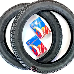 Echt 16 Zoll SET 2 Reifen mit Schlauch 2.75 bzw. 2 3/4 x 16 Vee Rubber