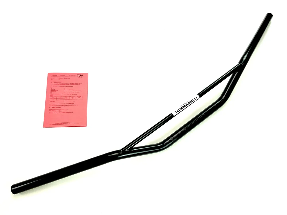 Markenware TOMMASELLI Simson Enduro Cross Lenker mit Strebe schwarz 865mm mit Gutachten