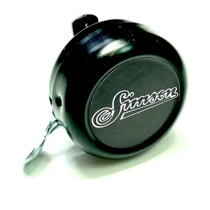 Klingel / Schelle - schwarz mit weißen Simson Schriftzug Neue Kollektion