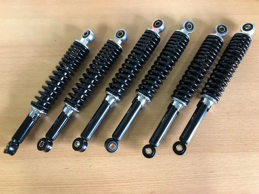 Simon DUO MEGA Tieferlegung SET 6 Stossdämpfer schwarz 240mm + 260mm Zertifiziert