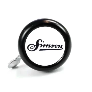Super-Preis Klingel / Schelle schwarz - mit Simson Logo