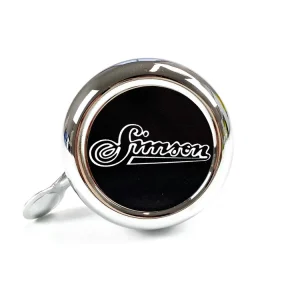 Schneller Versand Klingel / Schelle chrom - mit Simson Logo