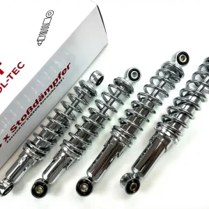 4x Simson KR51 Tieferlegung Stoßdämpfer 260 / 280 chrom für Schwalbe BOOL-Tec Nur Heute