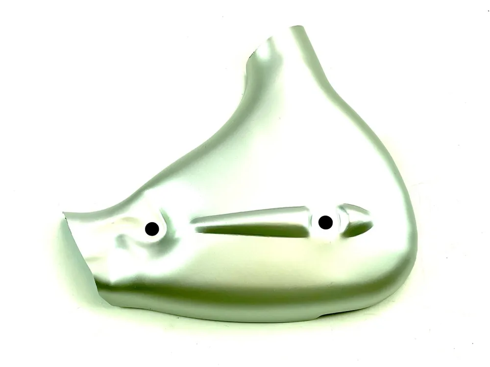 Zierblech silber rechts Gabel Simson SR2E SR4-1 KR50 mit 2 Befestigungslöcher Direktkauf