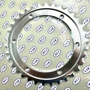 Preisknaller Kettenrad 34 Zähne 6 Loch Aufnahme verchromt Simson SR2 SR2E KR50 Zahnkranz