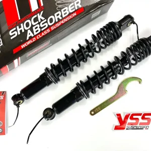 Schwarze YSS Twin Pro-X Öldruck Federbeine 360mm einstellbare Stoßdämpfer für Simson Mokick S50 51 Must-Have