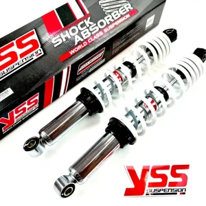 Neuheit YSS Federbeine weiß 360mm einstellbare Stoßdämpfer für Simson Mokick S50 51