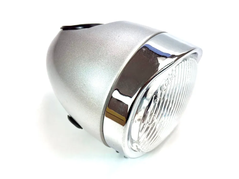 NSU Quickly - DKW - Victoria HQ Eierlampe silber / Scheinwerfer Mofa Moped Lampe Angebot