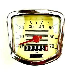 Tacho NSU Quickly N S L 51ZT Miele Moped Typ VDO für Scheinwerfer Einbau 70 km/h Nur Für Kurze Zeit