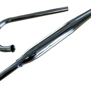 2 tlg. NSU Quickly Auspuff + Krümmer 24mm Schalldämpfer Flammrohr Garantierte Lieferung