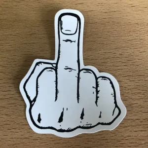 Must-Have Aufkleber - Sticker Mittelfinger