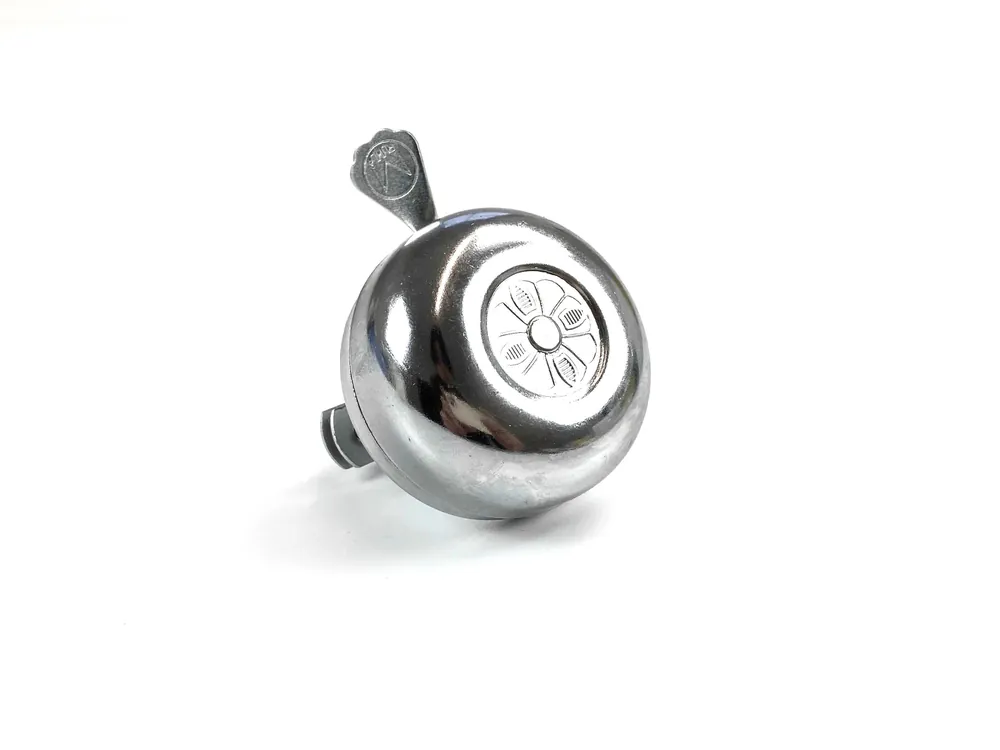 Begrenztes Angebot Klingel / Schelle chrom - mit Blumen Lilie Blüten