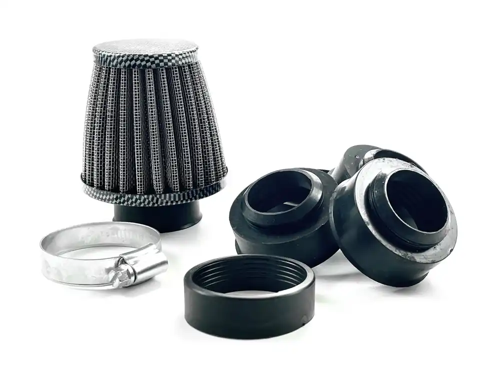 Tuning Luftfilter Universal Carbon Optik mit verschiedenen Adaptern Mega-Angebot