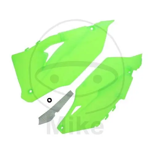 Juego de embellecedores laterales verde para Kawasaki KX-F 450 # 2019-2020 Nur Heute