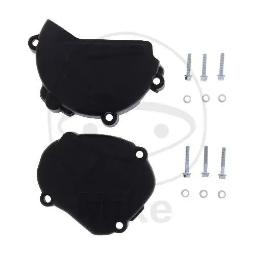 Top-Seller Juego de protección de la tapa de encendido del embrague Negro para Yamaha YZ 125 # 08-20
